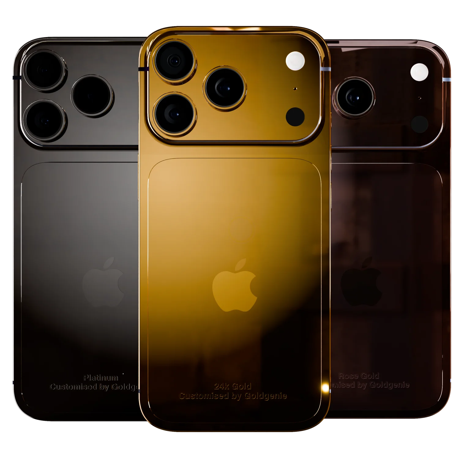 The iPhone 17 Pro Pro Max 24k Gold Rose Gold Platinum.webp
